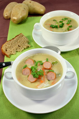 Kartoffelcremesuppe