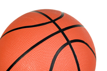 Obraz premium Orange basketball ball