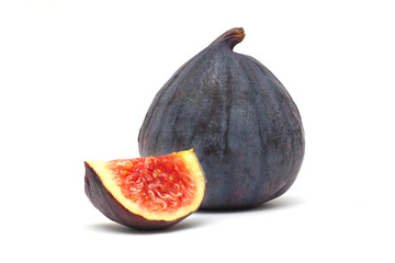 fruits figs on white background