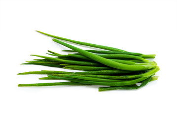 Green onion isolated on the white background
