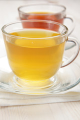Green and black tea