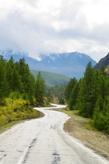 Obraz premium Highway in the mountains