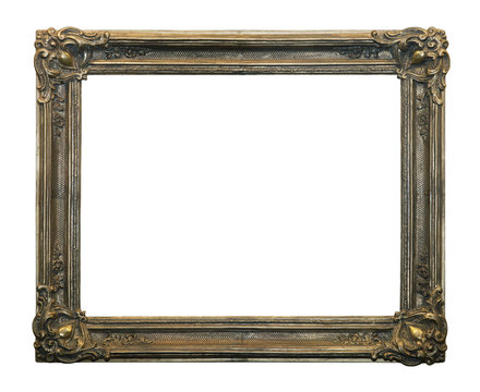 Old Picture Frame With Clipping Path