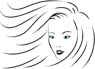 girl with green eyes