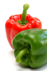 Red and Green Peppers
