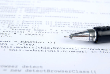 html code with pen
