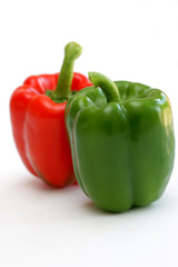 Red and Green Peppers