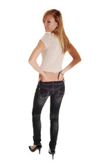 Fototapeta premium Girl from the back.