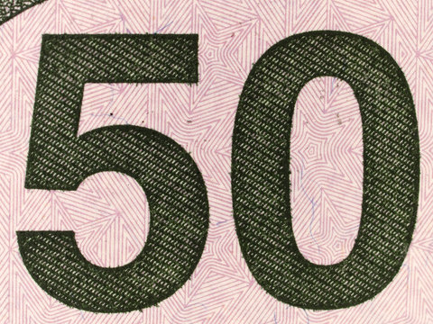 Stock Macro Photo of U.S. Currency