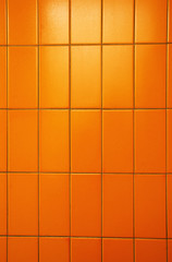 Orange tiles wall - 26044650