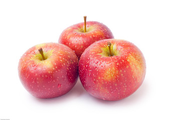 Fototapeta na wymiar Trzy jabłka