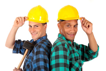 Sexy construction workers