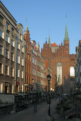Mary's Street in Gdansk