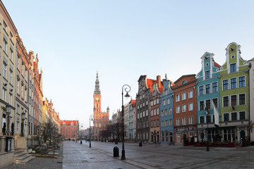Fototapeta na wymiar Stare miasto w Gdańsku