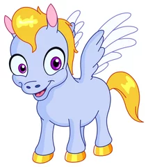 Selbstklebende Fototapete Pony Pegasus