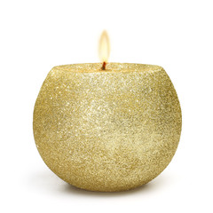 Espheric golden candle