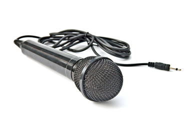 microphone isolated on the white background