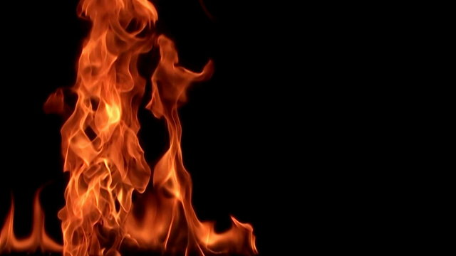 Fire flame - 8x slow motion HD