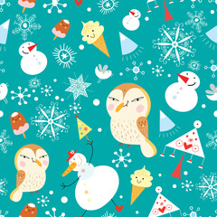 Funny New Year's pattern