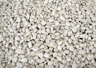 Lots of white stones.