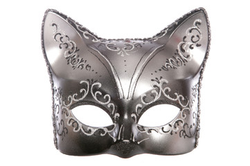 Naklejka premium cat masquerade mask cutout