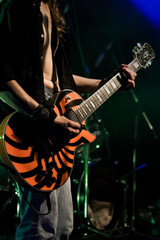 Fototapeta na wymiar Rock guitarist