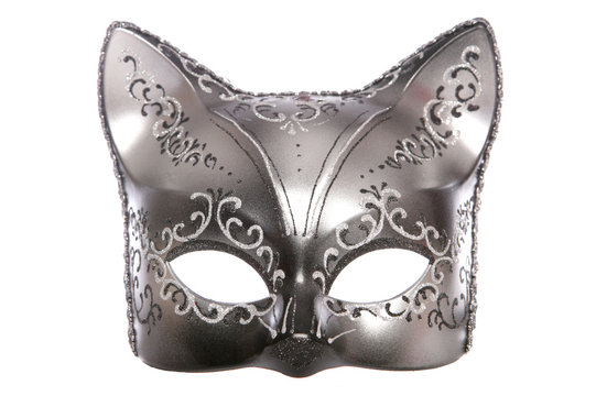 Cat Masquerade Mask Cutout