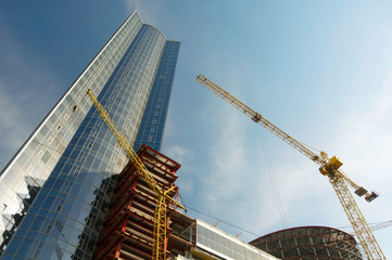 Fototapeta premium Construction work site