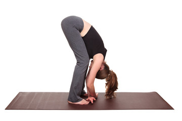 yoga poses - Rag Doll Pose position