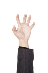 businessman - claw hand