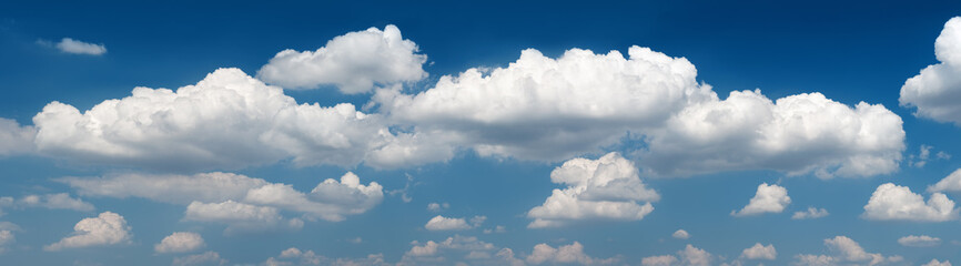 Panorama sky and clouds