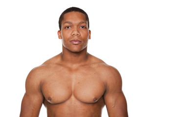 strong muscular man