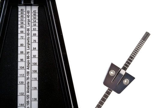 Metronome with White Background