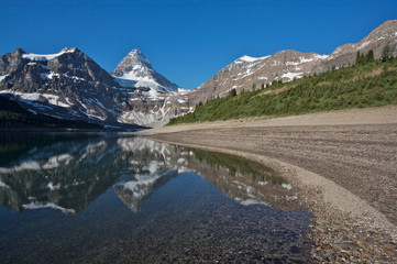 Mount Assiniboine with reflection, Canadian Rockies