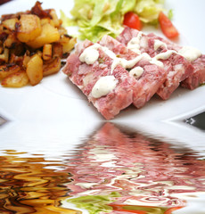 sülze mit bratkartoffeln