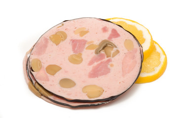 Bierschinken mit Champignons