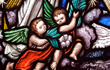 Stained glass Angels