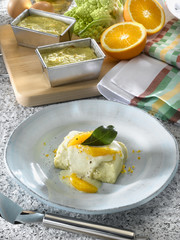 sformati de chou fleur et orange