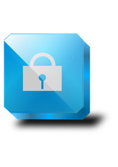 3D Lock Icon