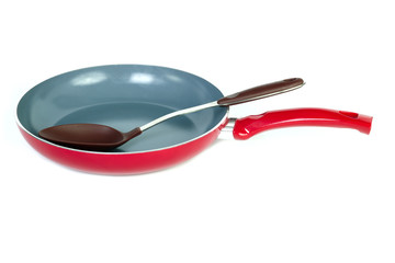 Pan and spoon