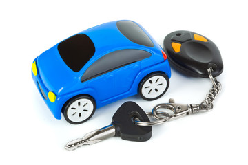 Toy car and keys