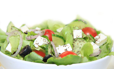 Fresh healthy garden salad