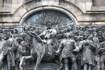 Niederwalddenkmal in Nahaufnahme