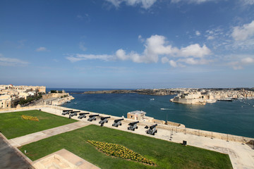 Obraz premium The Saluting Battery, Upper Barracca, Malta