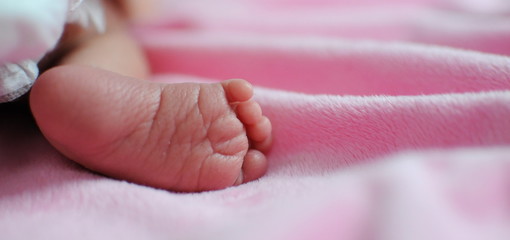 Babyfu&szlig; Nahaufnahme