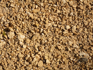 small brown stones