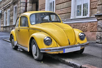  Gele oude auto © ChaosMaker