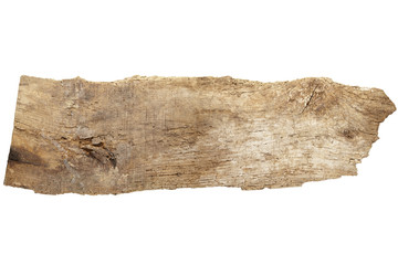 old wood with clipping path
