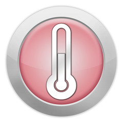 Light Colored Icon (Red) "Temperature / Thermometer"