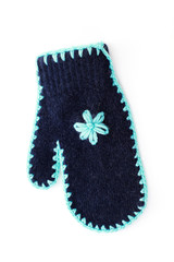 blue gloves